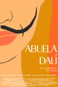 cartel oficial del cortometraje "Abuela Dali"